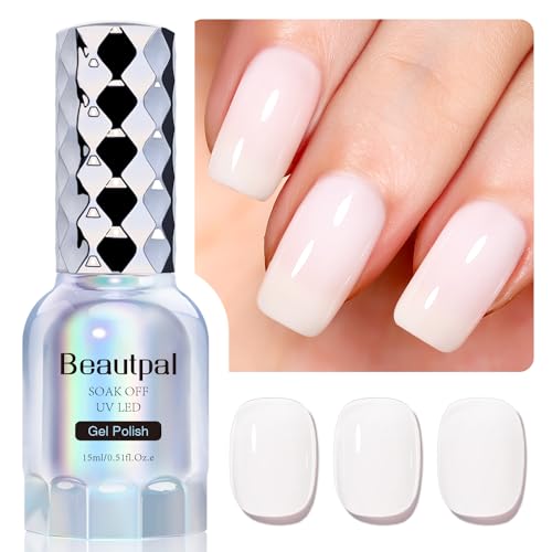 BEAUTPAL Red Gel Nail Polish 15ML Soak Off UV LED Gel Polish Nail Art Manicure Salon DIY at Home, Color 114 Rich Maroon