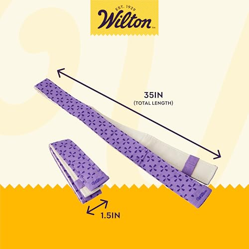 Wilton Bake Even Cake Strips, Cake Strips For Even Baking, Fabric Cake Strips For Perfect Cakes, Practical Bakery Supplies, 2-Piece