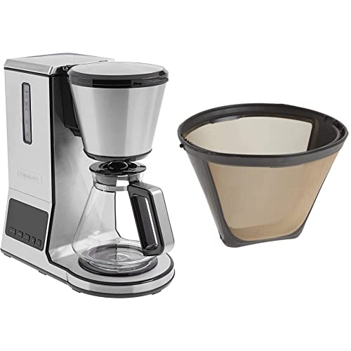 Cuisinart PurePrecision 8 Cup Pour-Over Coffee Brewer Gold Tone Coffee Filter