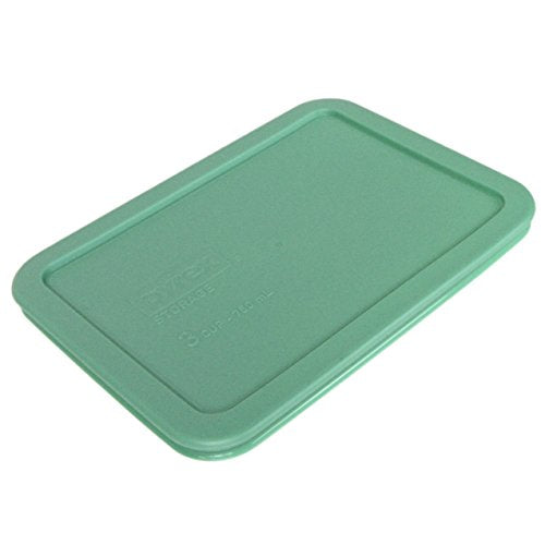 Pyrex 7210-PC Rectangle 3 Cup Storage Lid for Glass Dish (1, Light Green)