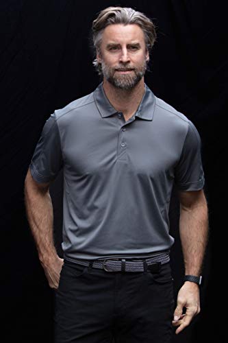 Cutter & Buck Prospect Textured Stretch Mens Big & Tall Polo, Atlas, LT