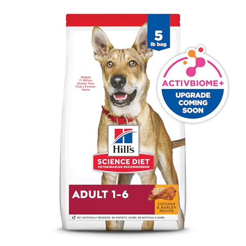 Hill's Science Diet Adult Chicken & Barley Recipe Dry Dog Food, 5 lbs.