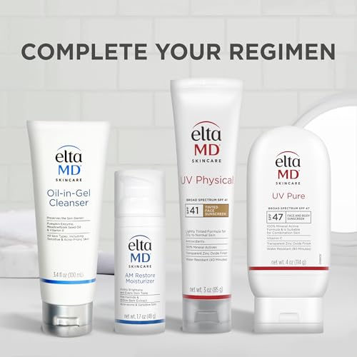 EltaMD UV Pure Face and Body Sunscreen, SPF 47 Mineral Sunscreen for Kids and Adults, Water Resistant Up to 80 Minutes, 4.0 oz Sun Screen Tube