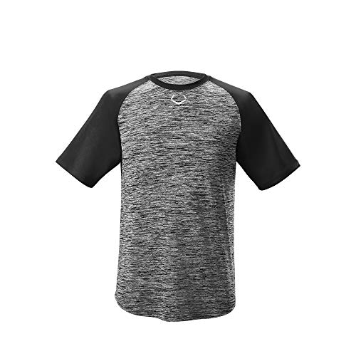 EvoShield Adult E304 Performance Pullover Tech Tee - Black, Small