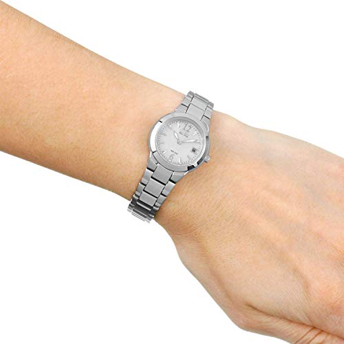 Citizen Women's Eco-Drive Dress Classic Watch in Stainless Steel, Mother of Pearl Dial, 26mm (Model: EW1670-59D)