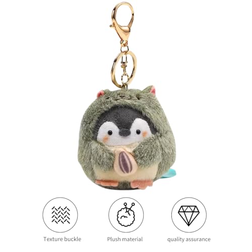 jiesinlov Kawaii Plush Penguin Pendant Cute Keychain,Purse Backpack Charms Accessories Key Chain for Women or Girls Bags