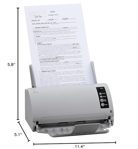 Fujitsu fi-7030 Value-Priced Front Office Color Duplex Document Scanner with Auto Document Feeder (ADF)