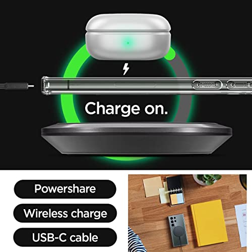 Spigen Ultra Hybrid OneTap Ring Designed for Galaxy S23 Ultra Case (2023) [Military-Grade Protection] - Black