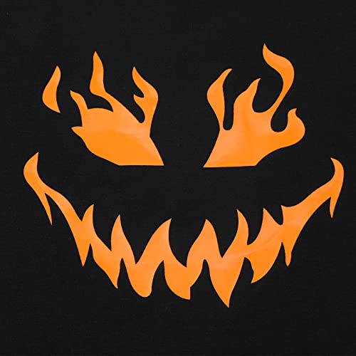 LOTUCY Halloween Pumpkin Face Sweatshirts Womens Jack O' Lantern Pumpkin Pullover Cute pumpkin Long Sleeve Shirt
