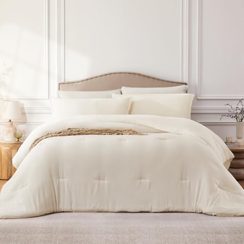 Quataly Queen Comforter Sets Sagegreen,3PCS Soft Lightweight Breathable Bedding Comforter Sets for All Season, Queen Size(90''×90'' Comforter & 2 Pillowcases)
