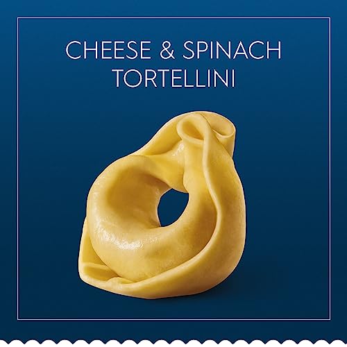 BARILLA Cheese & Spinach Tortellini Pasta, 12 oz. Bag - 6 Servings Per Bag - Pantry Friendly Dried Tortellini - Made with Non-GMO Ingredients