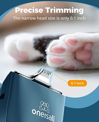 oneisall Pet Clipper for Cat Matted Hair, Pet Shaver for Cats Quiet Pet Hair Clippers Cordless Cat Clippers for Matted Hair Cat Clippers for Long Hair