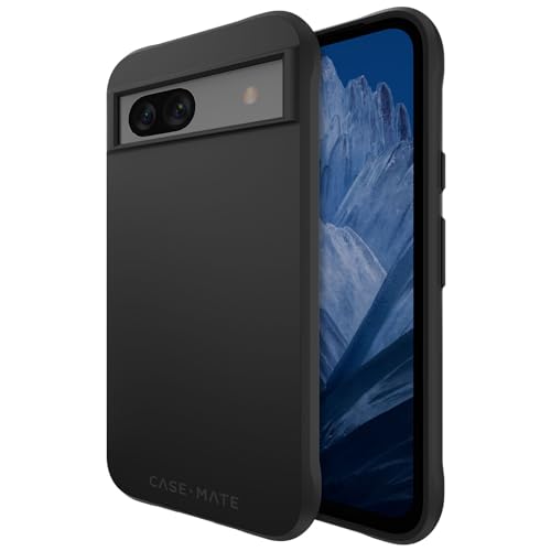 Case-Mate Google Pixel 8a Case 2024 Model, 6.1" | 12FT Drop Protection Google Pixel 8a Phone Case | Wireless Charging Case for Pixel 8a w/Anti-Fingerprint & Anti-Scratch Coating | Tough Black Case