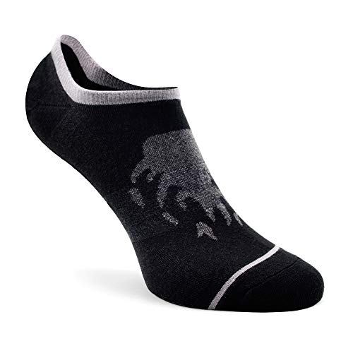 Busy Socks Black No Show Footies Hidden Recycled Socks for Women 9-11, Women's Low Cut Thin Sport Socks for Summer Hot Weather, 5 Pack, Medium, Black