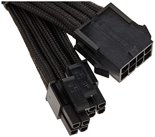 SilverStone PP07-MBW Sleeved Extension Power Supply Cable with 1 x Motherboard 24-Pin Connector, SST-PP07-MBW