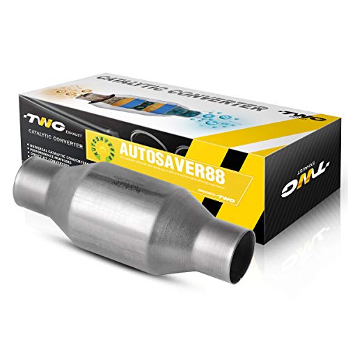 AUTOSAVER88 ATCC0012 2.25" Inlet/Outlet Universal Catalytic Converter (EPA Compliant)