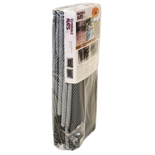 Stylish Camping L158111WL 8-feet by 11-feet LED Illuminated Patio Mat - Outdoor Patio Black/White RV Camping Mat