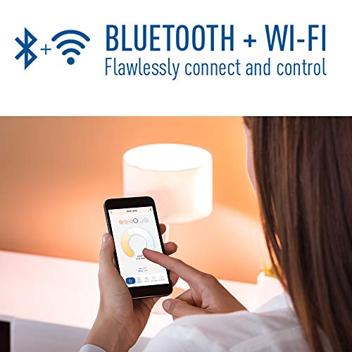Cree Lighting Connected Max Smart Led Bulb Par38 Outdoor Flood Tunable White + Color Changing, 2.4 Ghz, Works with Alexa and Google Home, No Hub Required, Bluetooth + WiFi, 1Pk