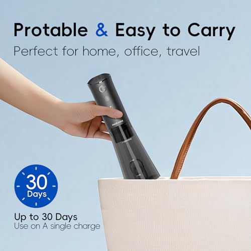 Medcodes Water Dental Flosser Pick for Teeth - 3 Modes Cordless Oral Irrigator 300ML Portable with 5 Jet Tips, 40 Days Rechargeable IPX7 Waterproof Water Dental for Cleaning for Home Travel(Black)