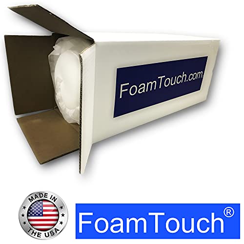 FoamTouch 2x24x120HDF1.8 Upholstery Foam, 2" x 24" x 120", White