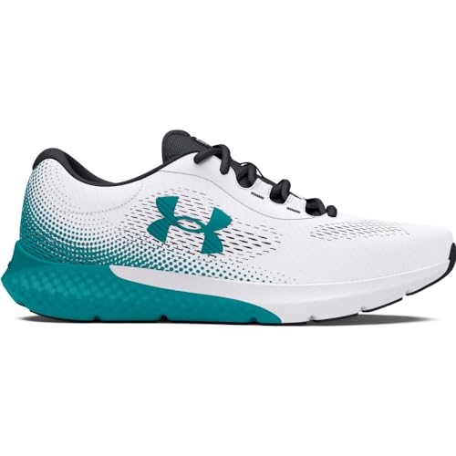 Under Armour Men's Charged Rogue 4, (001) Black/White/White, 13, US