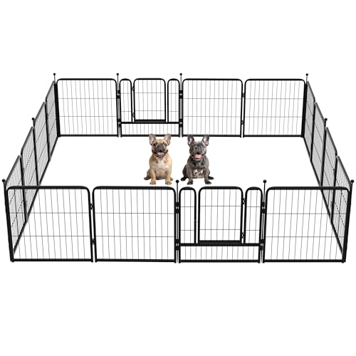 FXW Instant Dog Playpen, Ideal for RVers, Where Portability Meets Sturdiness, 24inch 16 Panels│Patented