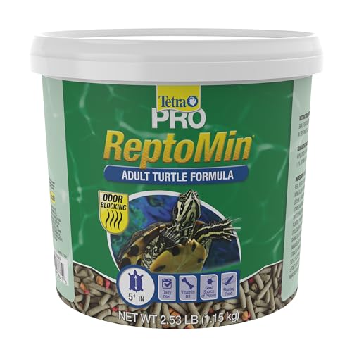 Tetra TetraFauna PRO ReptoMin Pro Sticks Adult Turtle Formula Daily Diet for Aquatic Turtles, 8.11 oz