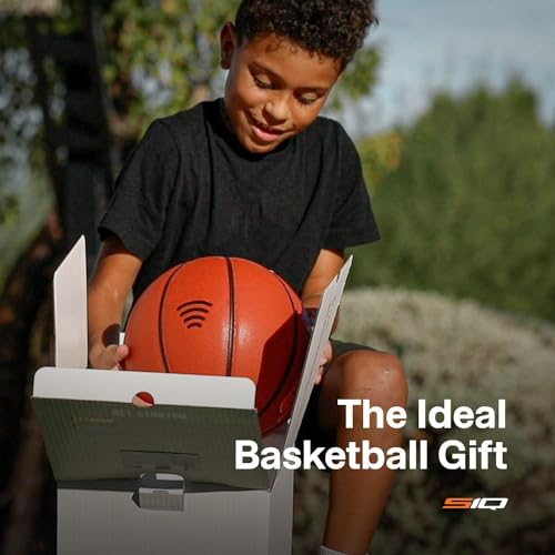 SiQ Smart Basketball, App, and Sensor | Shoot Better Now – Proven Results. Kids to Pro | Next-Gen AI Shot Analyzer, Realtime Shooting Coaching, Pro Leather Ball