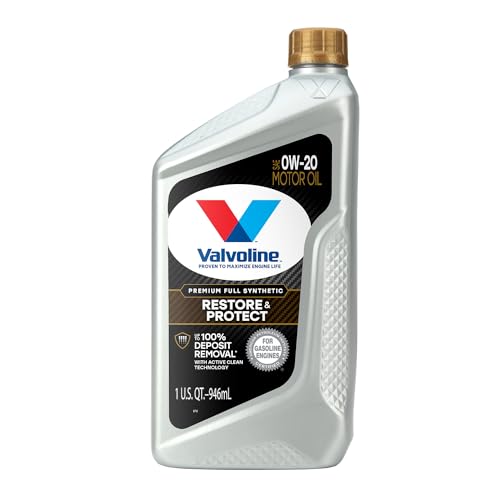 Valvoline Restore & Protect Full Synthetic 0W-20 Motor Oil 1 QT