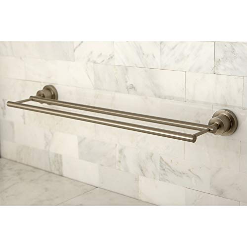 Kingston Brass BA8213SN Concord Dual Towel-Bar, 24-Inch, Brushed Nickel