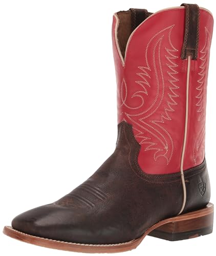 Ariat Mens Circuit Paxton Western Boot Antique Tan Hippo Print/Copper Mountain 9.5 Wide