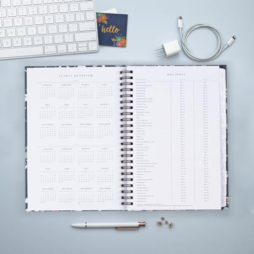 Blue Sky Sustainability 2024 Weekly and Monthly Planner, January - December, 5" x 8", Reinforced Paper Cover, Wirebound, Effie (138329-24)