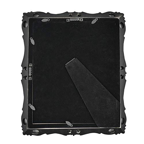 SIMON'S SHOP 8x10 Picture Frame for Wall and Tabletop, Vintage Picture Frames in Black with Gold Accents, Antique Style Gothic Frame for Photos Artworks