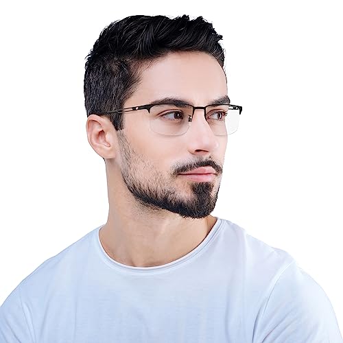 Emporio Armani Men's EA1143 Square Sunglasses, Matte Black/Demo Lens, 55 mm