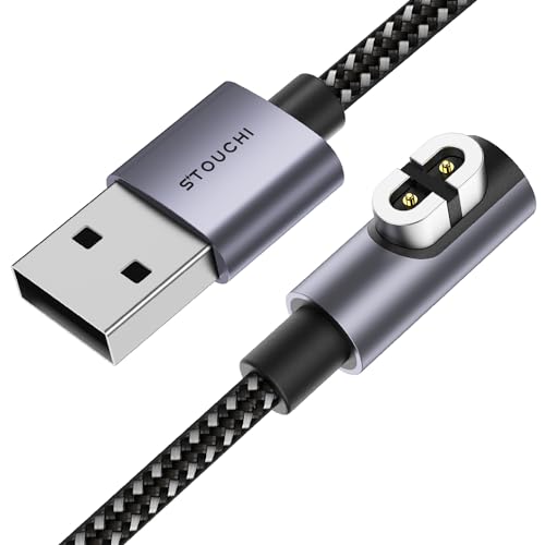 Stouchi Charging Cable for Shokz, 3.3FT/ 1M Nylon Braided USB Cord Compatible with AfterShokz Aeropex AS800/Shokz OpenRun/OpenRun Pro/OpenRun Mini/OpenComm Shokz Charger Replacement