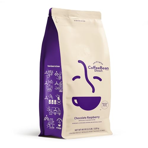 Coffee Bean Direct Sea Salt Caramel Mocha Flavored, Whole Bean Coffee, 5-Pound Bag