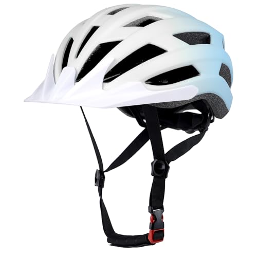 Bike Helmet for Adults Women Men Youth Kids, Lightweight Mountain Road Bicycle Cycling Helmets with Adjustable Dial, 2 Detachable Visor