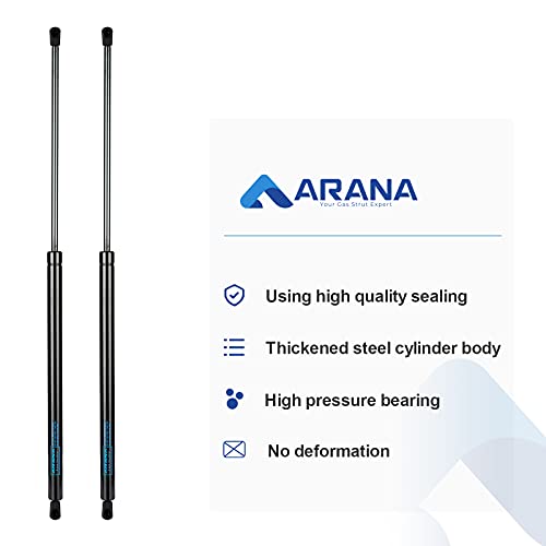 ARANA SE24OTHER30 24 inch 30Lb/134N Gas Struts Spring Shocks SE24OTHER30 24 inch 30Lb Lift Support for RV Motorhome Door Camper Shell Rear Window Tonneau Cover Canopy Hatch Teardrop Camper, Set of 2