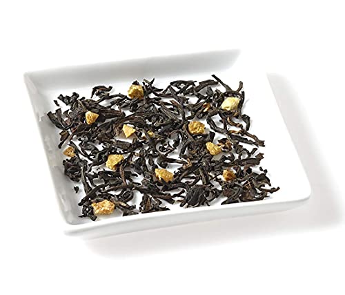 Golden Moon Tea Organic Tippy Earl Grey Black Tea - Real Bergamot Peels & Extract - Loose Leaf, Non-GMO - 1 Ounce