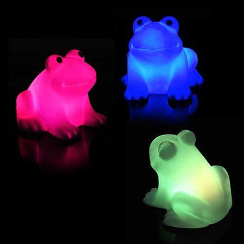 Frog Night Light, Cute Frog LED Creative Color Changing Decoration Colorful Night Lamp for Children Room