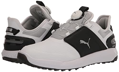 Puma 3760800615 Ignite Elevate Disc Puma White-Puma Black-Puma Silver 15 Mens