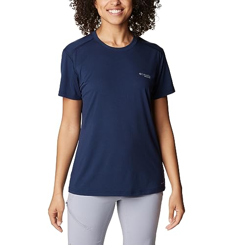 Columbia Women's Endless Trail Running Tech Tee, Black, X-Small