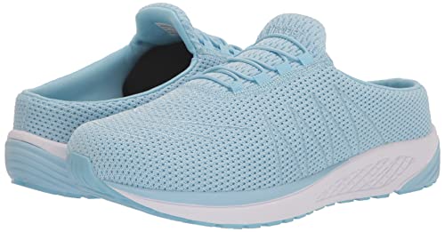 Propét Women's Tour Knit Slide Sneakers, Baby Blue, 9 Narrow US