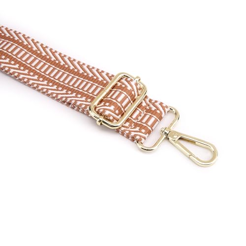 Wide Purse Straps Replacement Crossbody: Adjustable Purse Strap Crossbody 2" Shoulder Strap for Bags