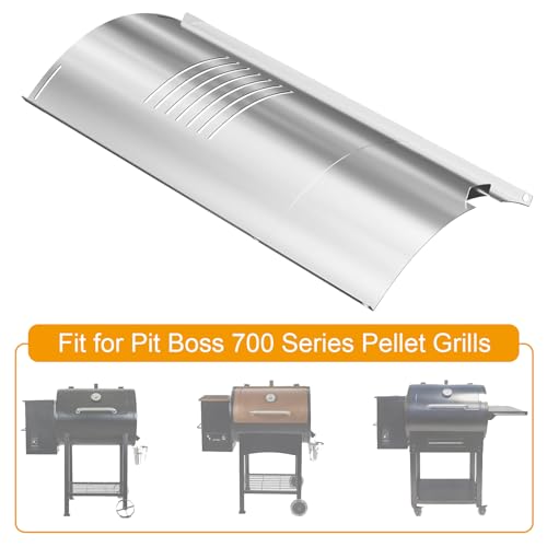 Slide Cover and Bottom Grease Collection Kit Replacement Parts for Pit Boss 700 Series Pellet Grills, Pit Boss Flame Broiler Kit