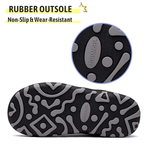Mishansha Kids Hiking Boots Toddler Girls Boys Hiking Shoes Water-Resistant Anti-Collision Non-Slip Athletic Outdoor Trekking Boots