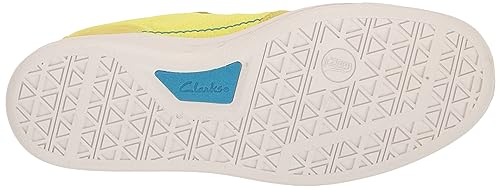 Clarks Men's Craft Rally Ace Sneaker, Pale Lime, 13