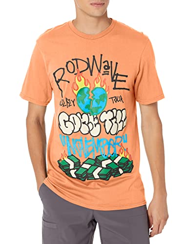 Rod Wave Unisex-Adult Gone Till November Tee, Candy Orange, Small