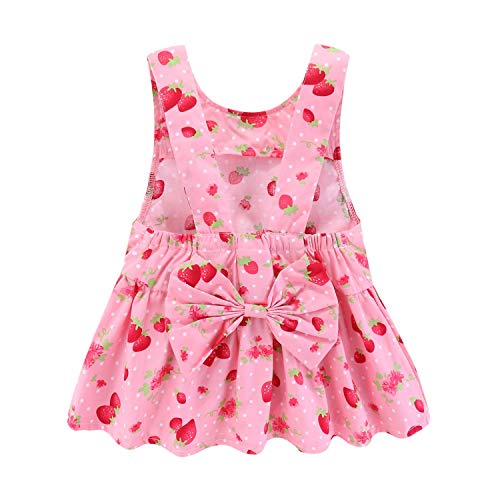 Mud Kingdom Pineapple Toddler Girl Short Set Backless 2T Fruit Pattern Pink
