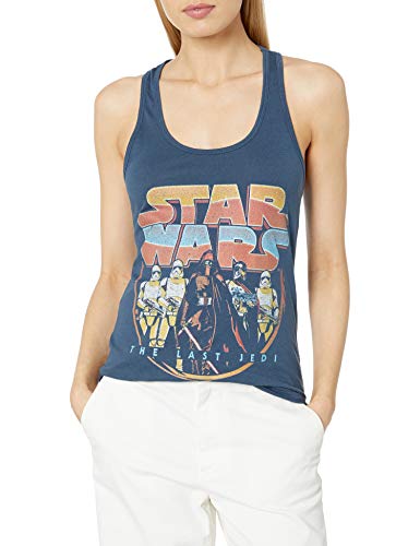 STAR WARS Junior's The Last Jedi First Order Retro T-Shirt - Black - Small